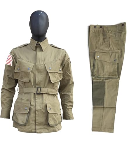 Amazon | アメリカ軍 米軍 M42 第82 101空挺師団 空挺コート 上着 (40R